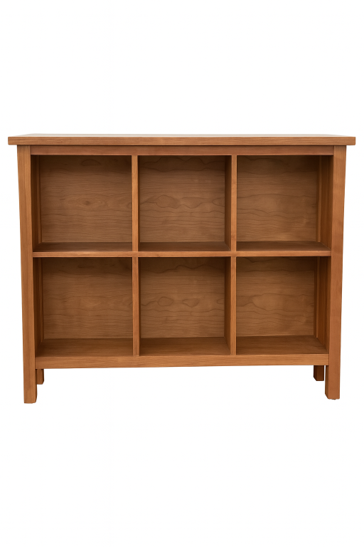 Solid Wood 6 Shelf Bookshelf