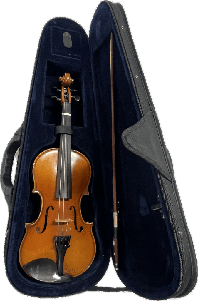 Modern Acoustic Violin with Violin Case
