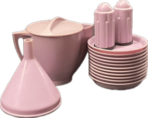 Bubblegum Pink Plastic Kitchenware