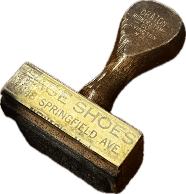 Page Shoes Rubber Stamp