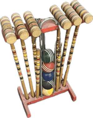 Vintage Croquet Set