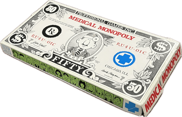 Medical Monopoly Vintage Game
