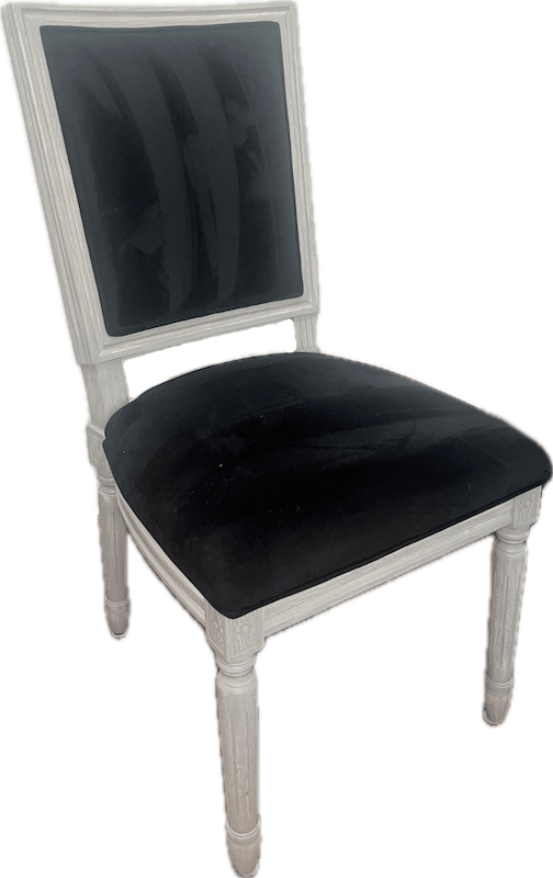Black Velvet Dining Chair