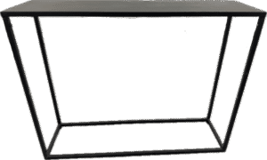 Black Metal Console Table