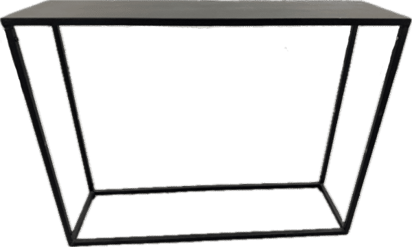 Black Metal Console Table