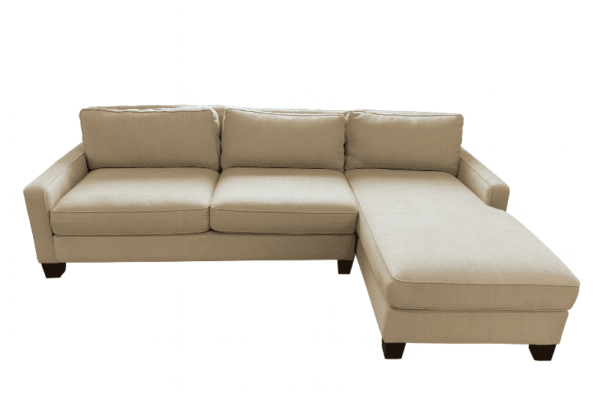 Cream Sectional with Chaise