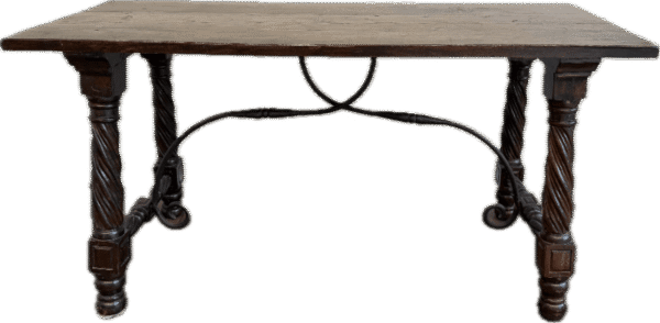 Dark Wood Console Table