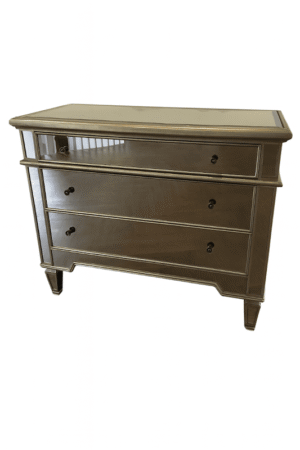 Mirrored 3-Drawer Chest