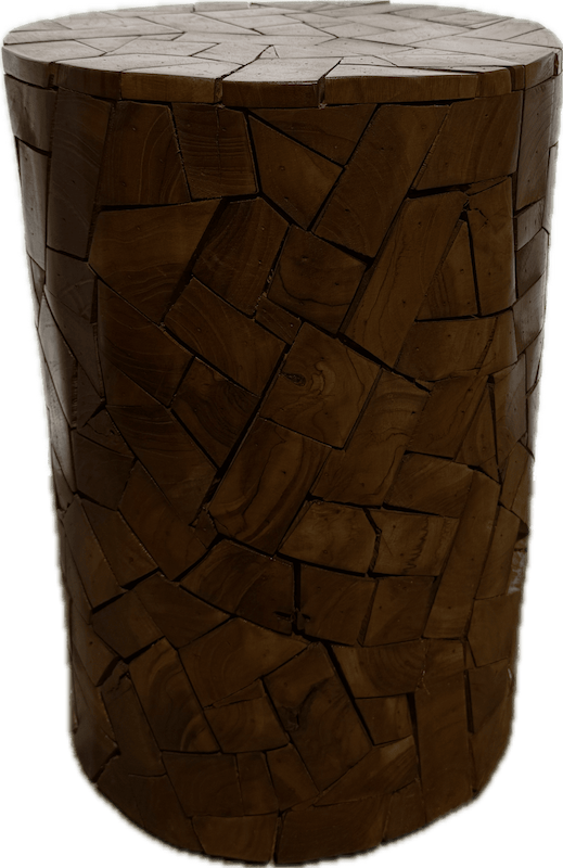 Solid Wood CylinderTable