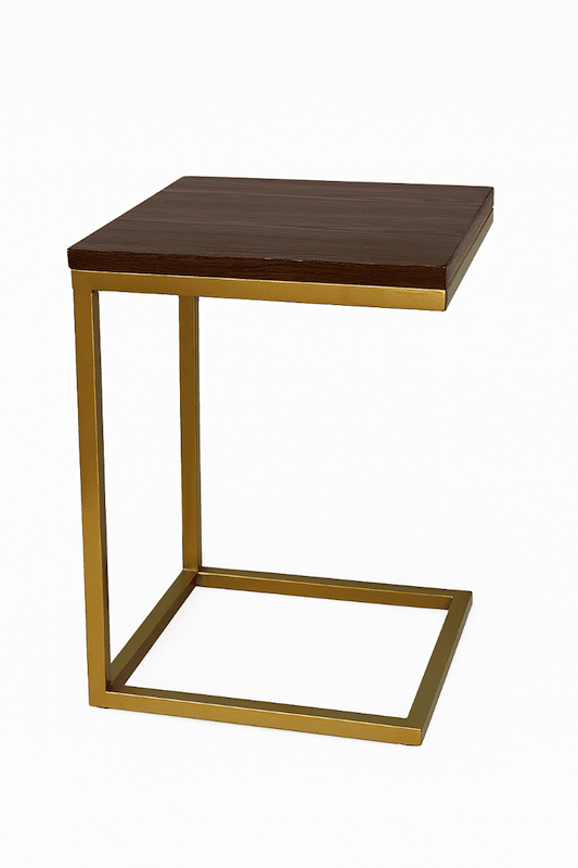 Wood Top Cantilever Table