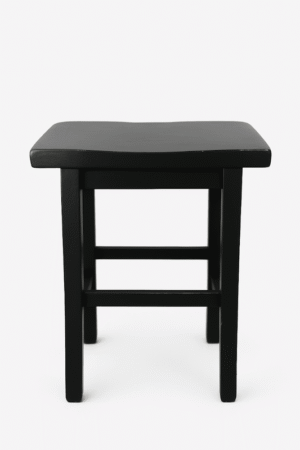 Black Saddle Stool