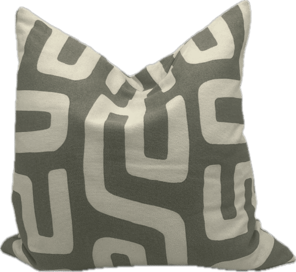Winding Pattern Seafoam Pillow