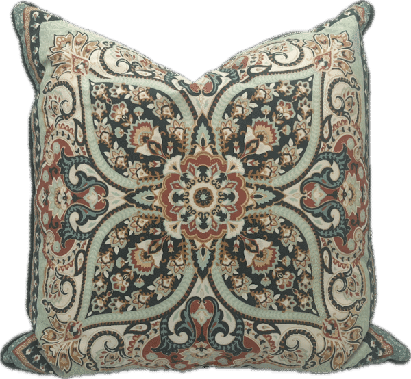 Ornate Floral Boho Pillow