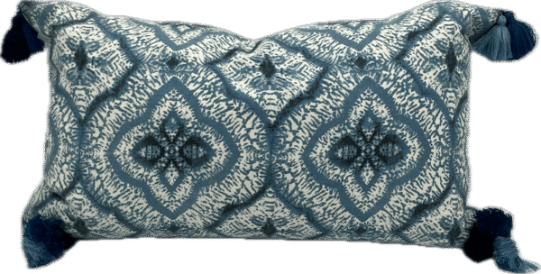 Ikat Style Tassel Pillow