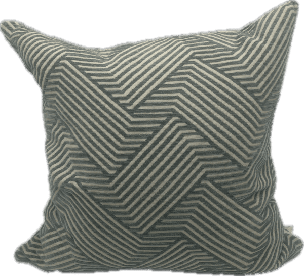 Geometric Striped Seafoam Pillow