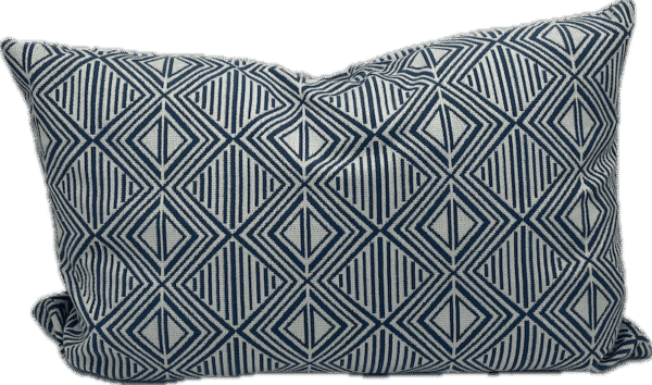 Geometric Prism Patterned Pillow