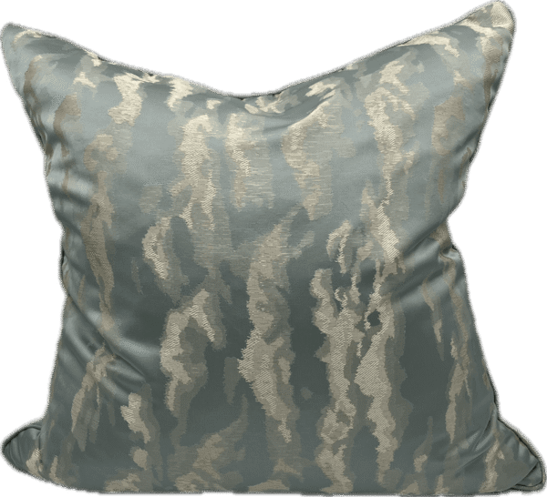 Metallic Smoke Blue Pillow