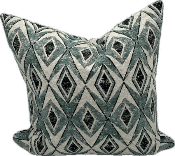 Boho Worn Diamond Pattern Pillow