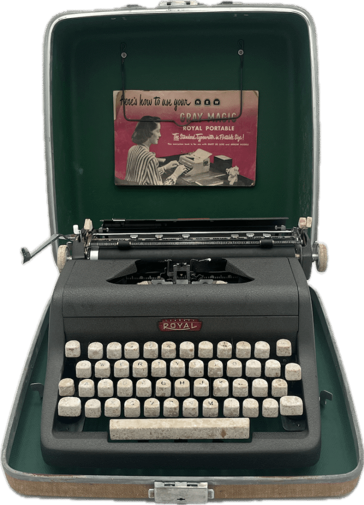 Vintage Royal Aristocrat Typewritter