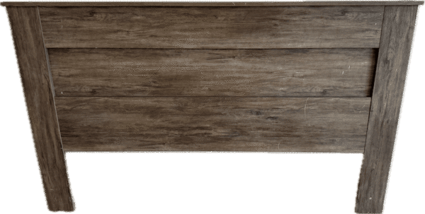 Grey Washed Wood King Headboard