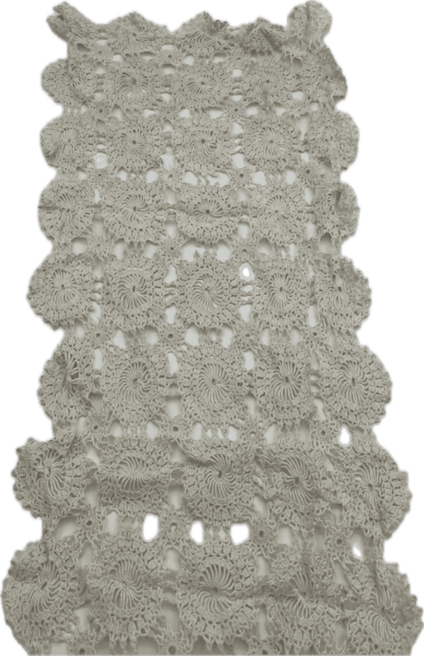 Ivory Crocheted Table Runner