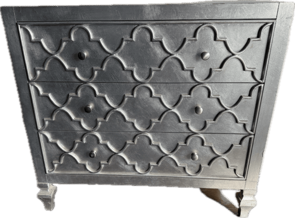 Silver Quatrefoil Chest