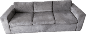 Corduroy Straight Arm Sofa