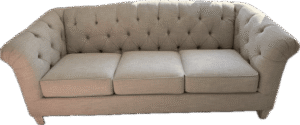 Tufted High Roll Arm Sofa