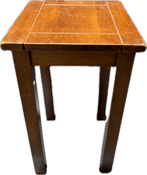 Square Wood Outline Table