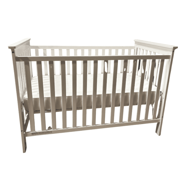 White Full Size Delta Crib