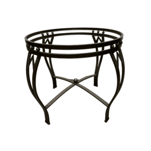 Gunmetal Traditional Style Table Base