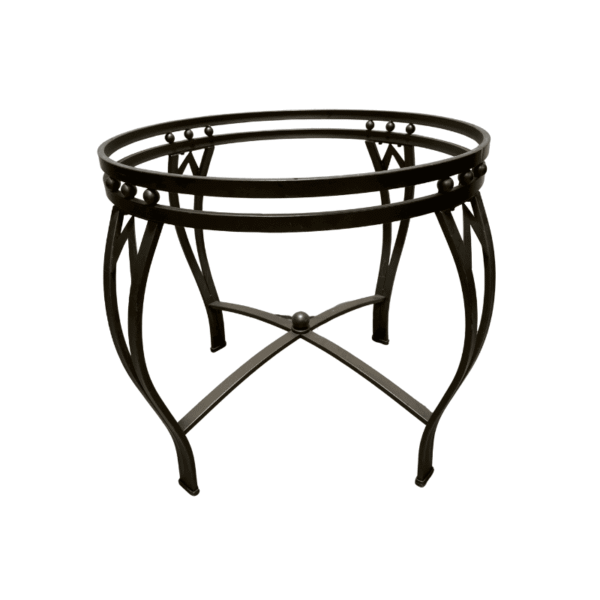 Gunmetal Traditional Style Table Base