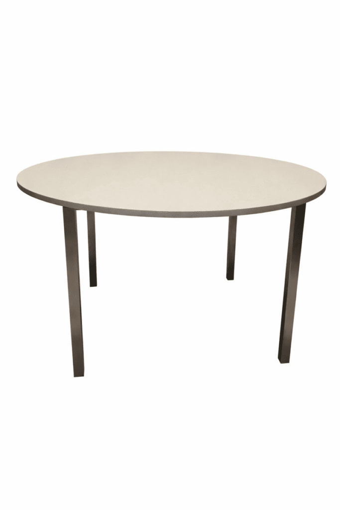 Cement Top Round Dining Table