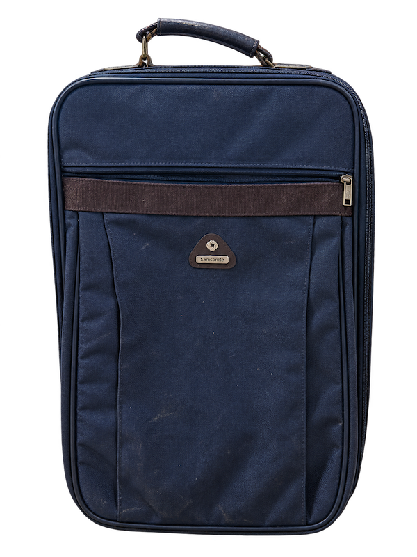 Navy Soft-Sided Suitcase