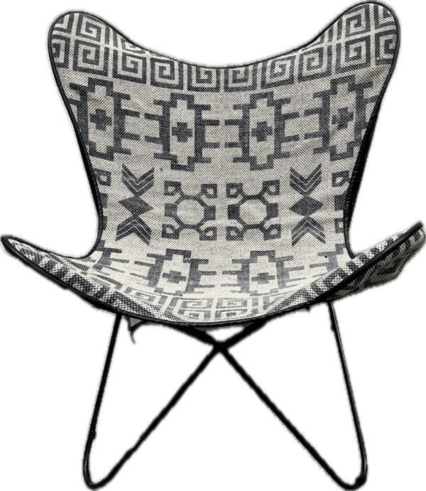 Patterned Butterfly Chair