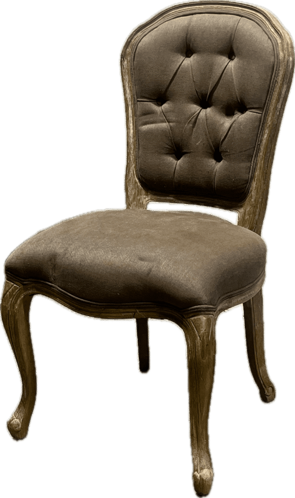 French Country Tufted Dining Chair