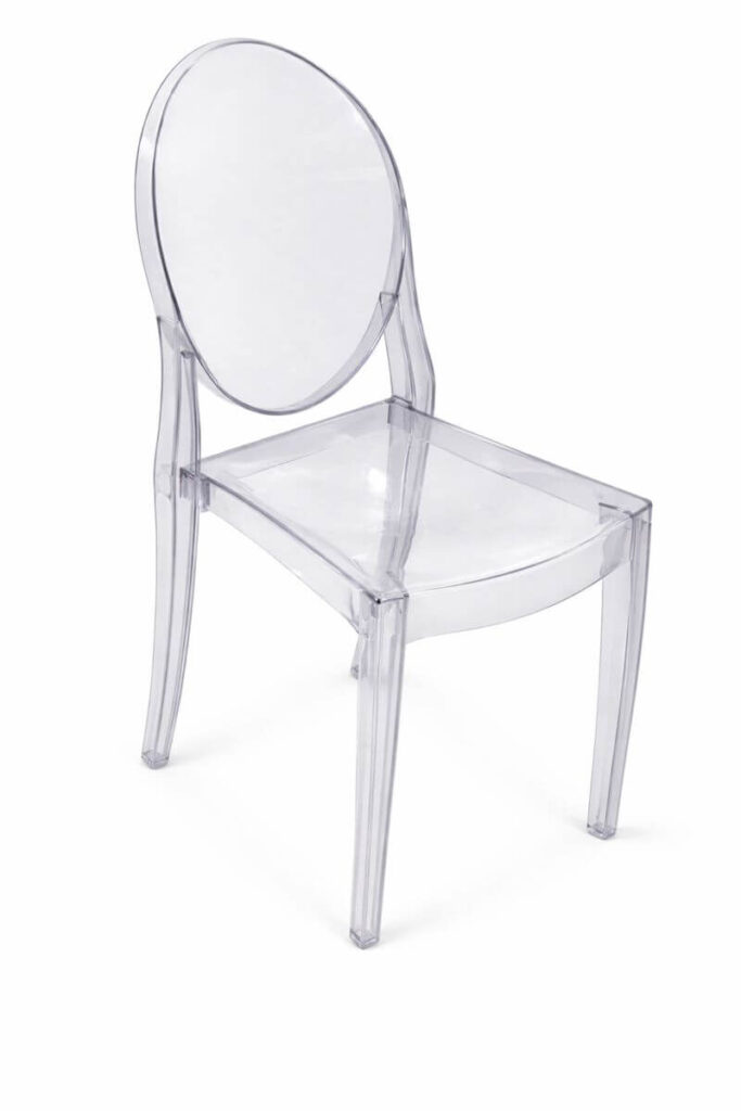 Ghost Chair with Narrow Seat