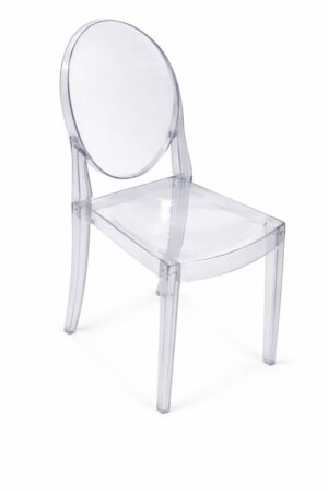 Ghost Chair with Straight Detail