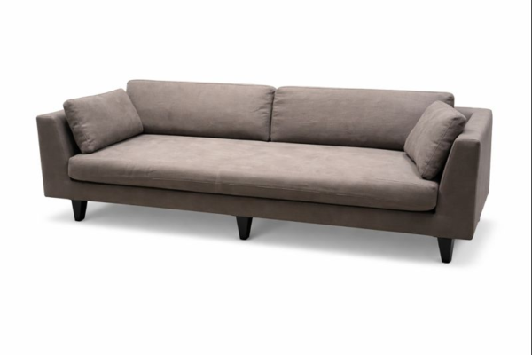 Modern Sleek Greige Sofa