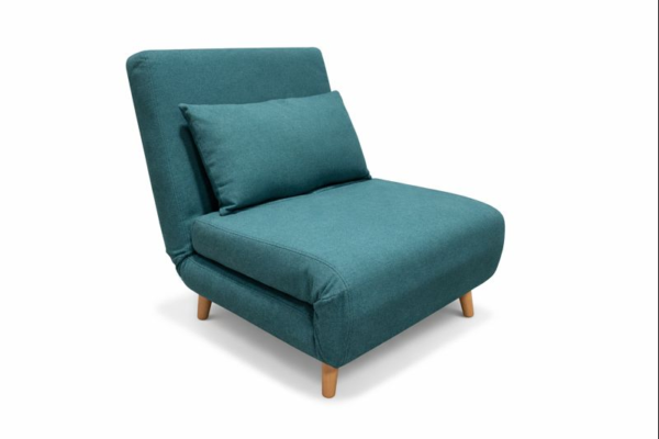 Teal Convertible Sleeper Chair