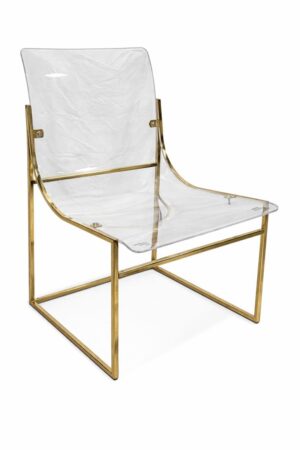 Gold Frame Ghost Chair