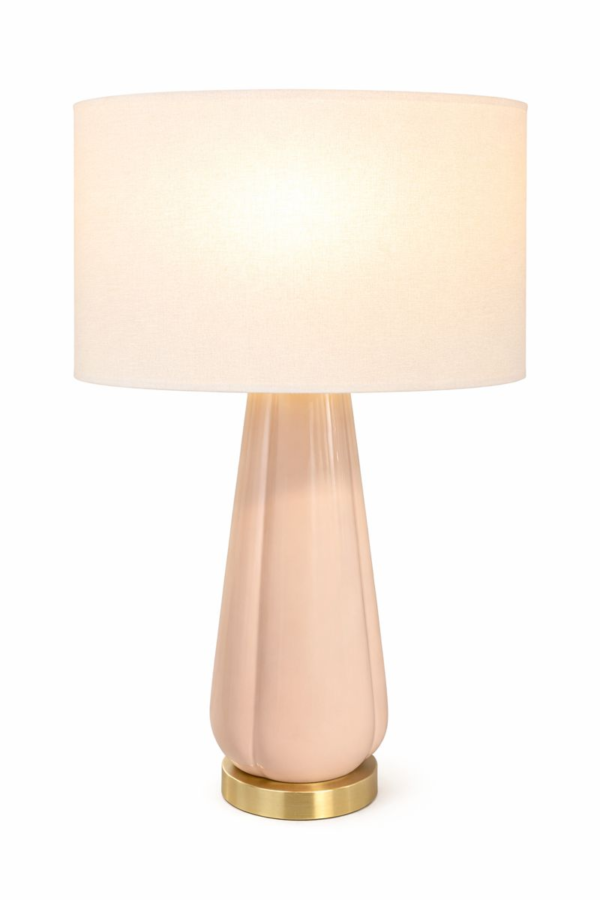 Pink Ceramic Table Lamp
