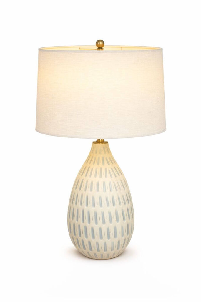 Patterned Ceramic Lamp