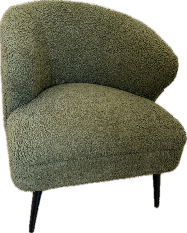 Sage Green Boucle Chair