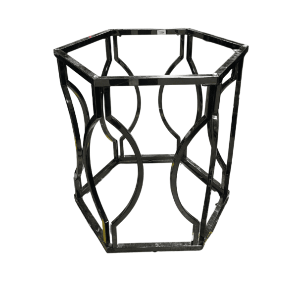 Silver Hexagonal Table Base