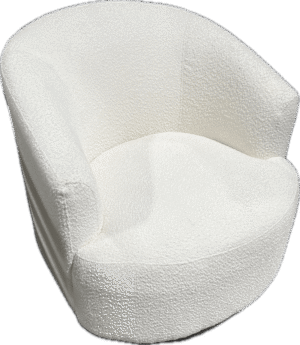 Swivel Boucle Chair
