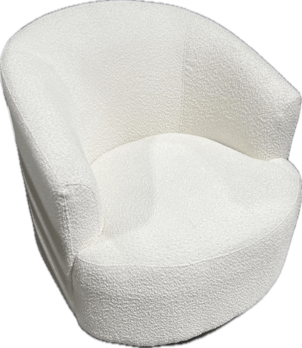 Swivel Boucle Chair