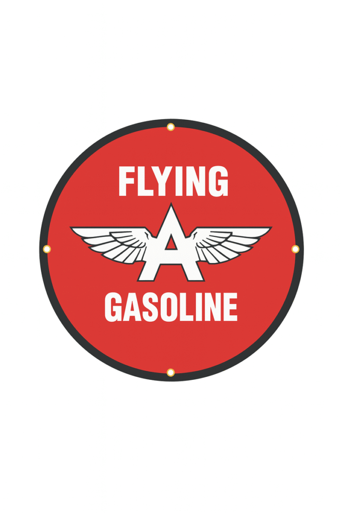 Flying A Gasoline Sign