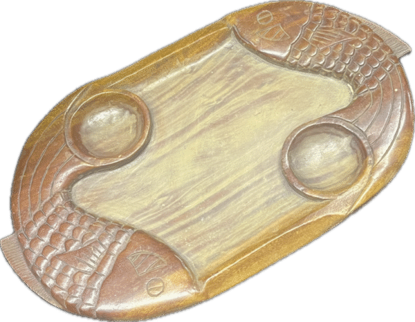 Wood Fish Sushi Tray