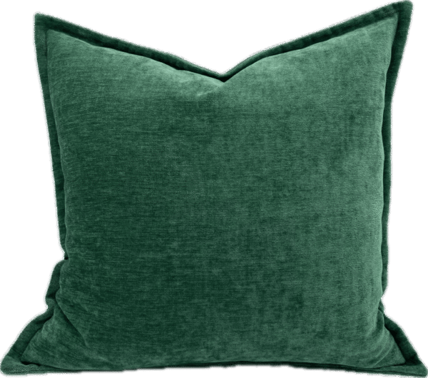 Forest Green Velvet Pillow